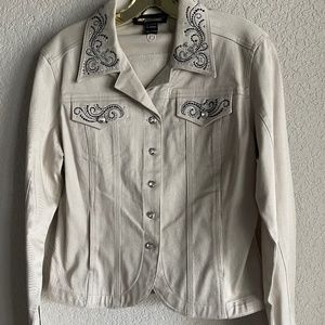 Christine Alexander Stretch Denim Jacket